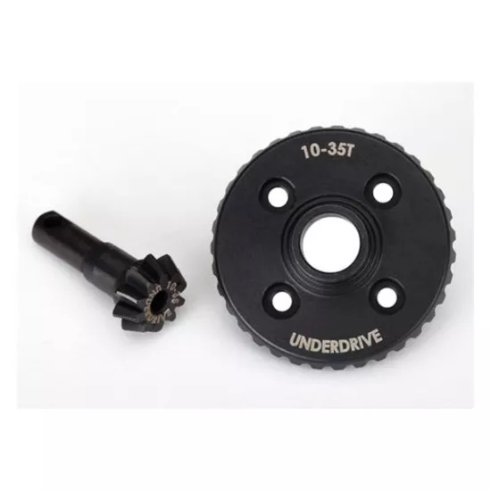 Ring gear, differential/ pinion gear, differential (underdrive, machined)