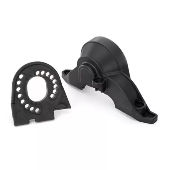 Plate, motor/ upper spur gear cover, TRX8290