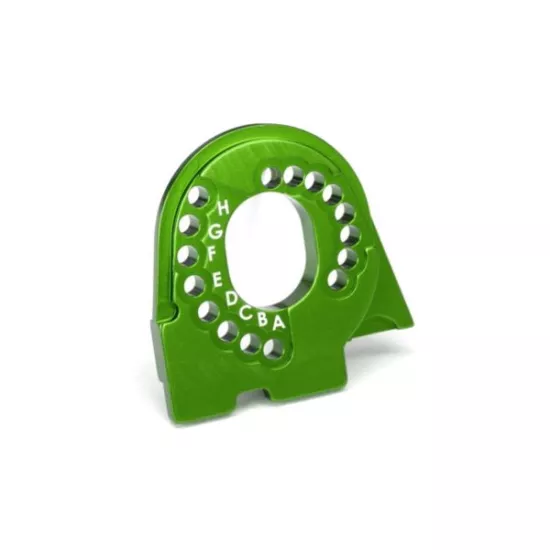 Motor mount plate, TRX-4, 6061-T6 alumininum (green-anodized)