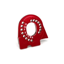Motor mount plate, TRX-4, 6061-T6 alumininum (red-anodized)