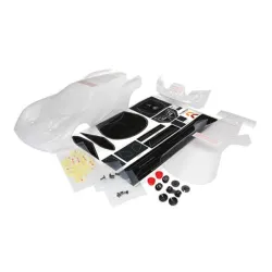 Body, Ford GT (clear, requires painting)/ decal sheet (incl