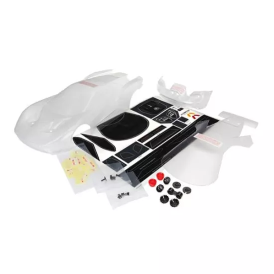 Body, Ford GT (clear, requires painting)/ decal sheet (incl