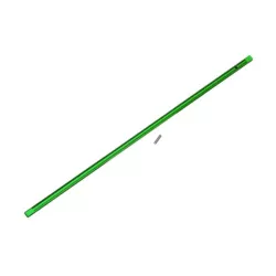 Driveshaft, center, aluminum / pin, green