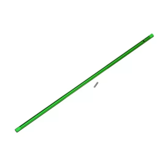 Driveshaft, center, aluminum / pin, green