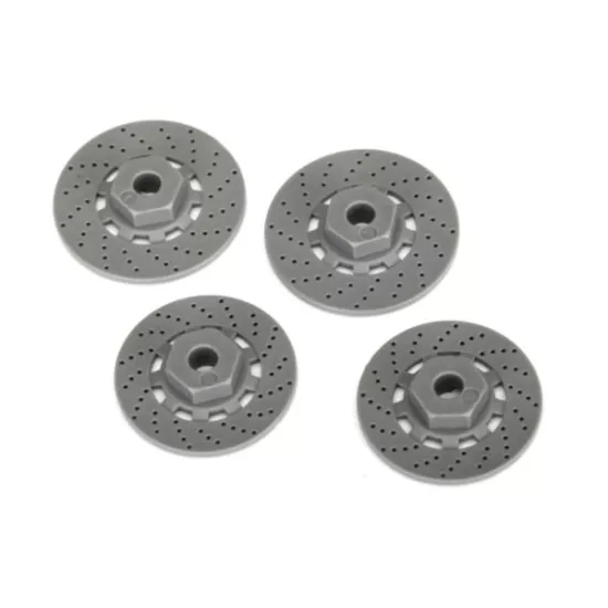 Wheel hubs, hex (disc brake rotors) (4), TRX8356