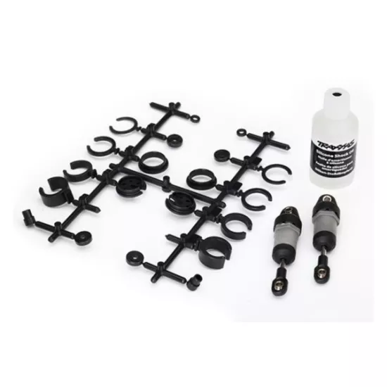 Ultra Shocks (grey) (short) (includes spring pre-load spacer, TRX8360