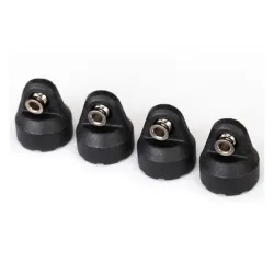Shock caps (black) (4) (assembled with hollow balls), TRX8361