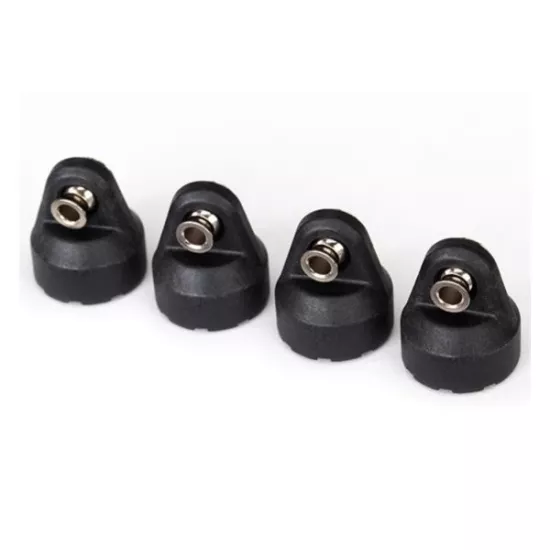 Shock caps (black) (4) (assembled with hollow balls), TRX8361