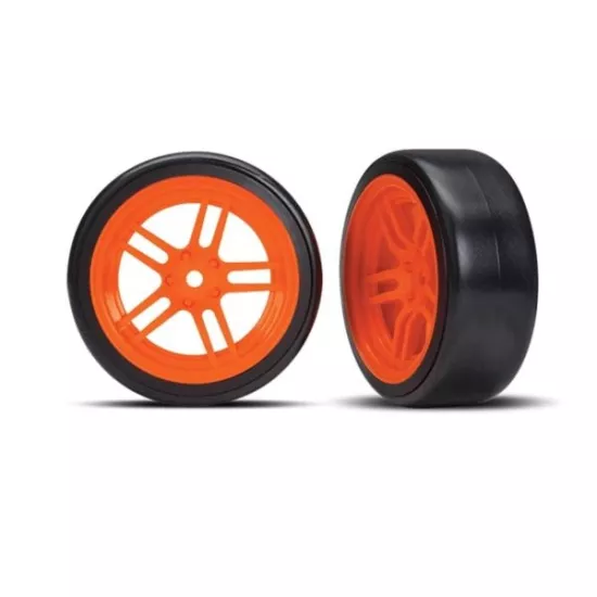 TIRES AND WHEELS, ASSEMBLED, GLUED (SPLIT-SPOKE OR, #TRX8376A