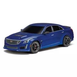Body, Cadillac CTS-V, blue (painted, decals applied)