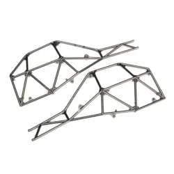 Tube chassis, side section (left & right) (satin black chrome-plated)