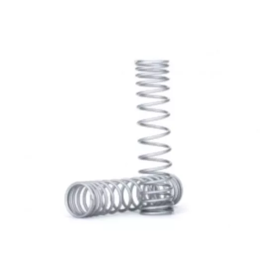 Spring, shock, rear (silver) (GTR) (progressive, 1.042 rate) (2)