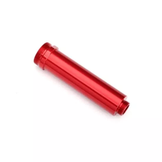 Body, GTR shock, 64mm, aluminum (red-anodized) (front, no threads)