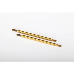 SHOCK SHAFT, 69MM (GTR) (FRONT) (TIN-COATED) (2)