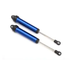 Shocks, GTR, 160mm, aluminum (blue-anodized) (fully assembled w/o springs) (rear