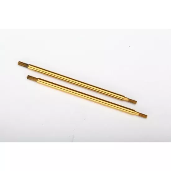 Shock shaft, 81mm (GTR) (rear) (TiN-coated) (2)
