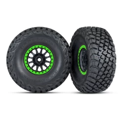 Method Black & Green Race Wheels w/ BFG Tires (2)