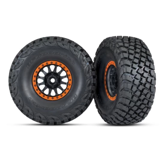 Method Black & Orange Race Wheels w/ BFG Tires (2)