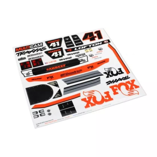 Decals, Unlimited Desert Racer, Fox Edition