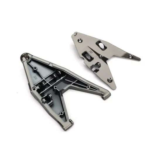 Suspension arm, lower right/ arm insert (satin black chrome-plated) (assembled w
