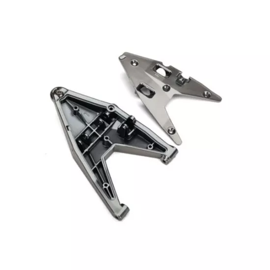 Suspension arm, lower left/ arm insert (satin black chrome-plated) (assembled wi