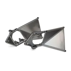 Mounts, suspension arm, upper (front) (left & right) (satin black chrome-plated)