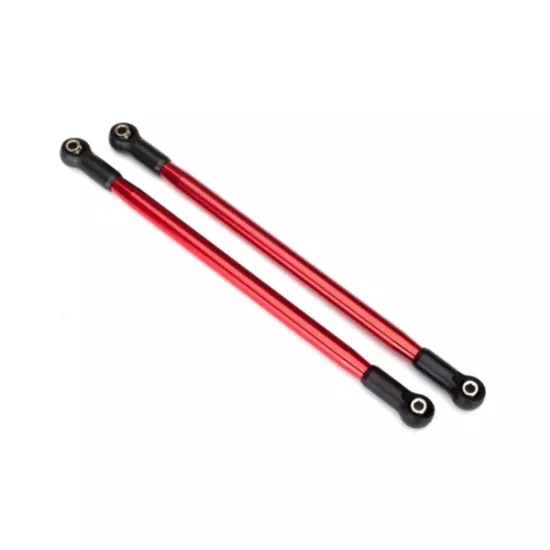 Suspension link, rear (upper) (aluminum, red-anodized) (10x206mm, center to cent