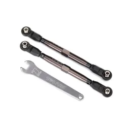 Toe links, front, Unlimited Desert Racer (TUBES dark titanium anodized, 7075-T6, TRX8547A