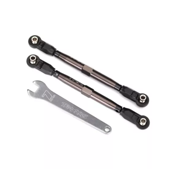 Toe links, front, Unlimited Desert Racer (TUBES dark titanium anodized, 7075-T6, TRX8547A