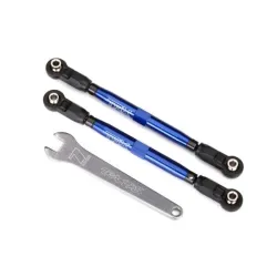 Toe links, front, Unlimited Desert Racer (TUBES blue-anodized, 7075-T6 aluminum,, TRX8547X