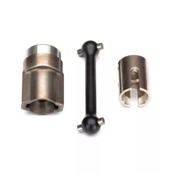 Driveshaft, center, front (steel)/ 2.5x12 screw pin