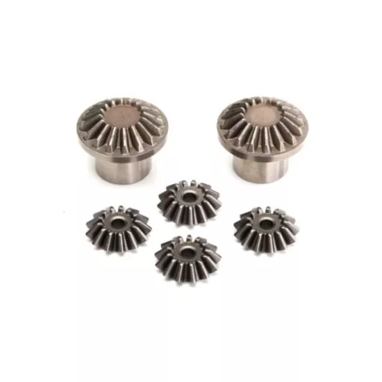 Gear set, rear differential (output gears (2)/ spider gears (4)) (#8581 required