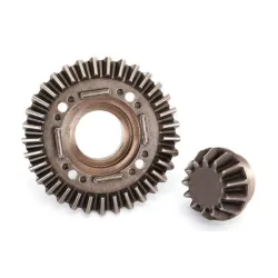 Ring gear, differential/ pinion gear, differential (rear)