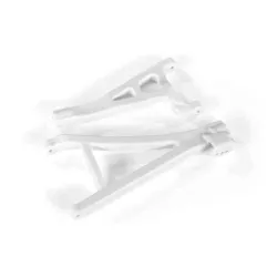 Suspension arms, white, front (right), heavy duty (upper (1)/ lower (1))