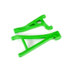 Suspension arms, green, front (right), heavy duty (upper (1)/ lower (1))