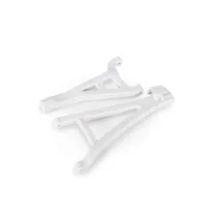 Suspension arms, white, front (left), heavy duty (upper (1)/ lower (1))