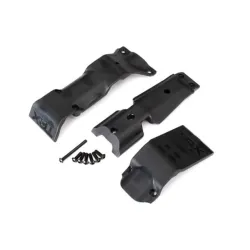 Skid plate set, front/ skid plate, rear/ 3x10 BCS (6)/ 3x30 BCS (1) (fits #8629