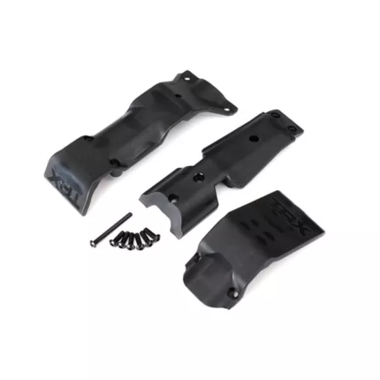 Skid plate set, front/ skid plate, rear/ 3x10 BCS (6)/ 3x30 BCS (1) (fits #8629