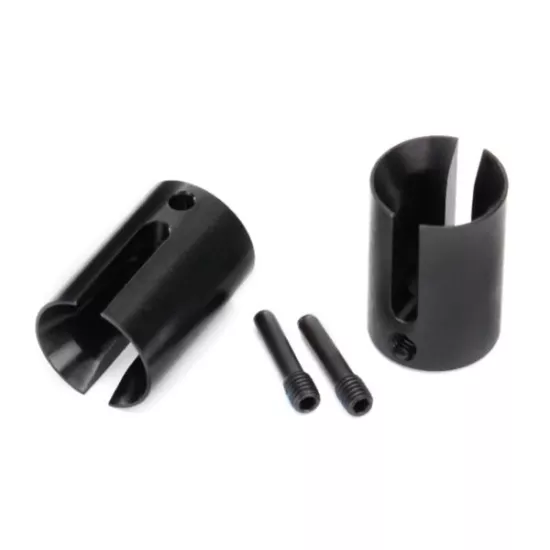 Drive cup, machined steel (2)/ 4x17mm screw pins (2)
