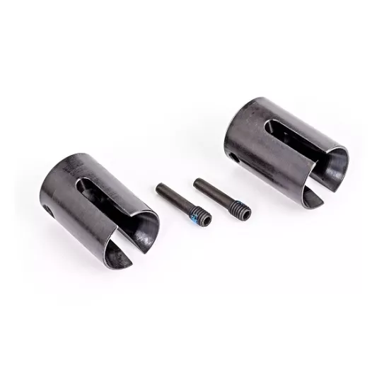 Drive cup, steel, extreme heavy duty (2)/ 4x17mm screw pins, heavy duty (2) (machined, heat treated)