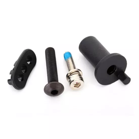Motor mount hinge post/ 5x25mm BCS (1)/ 4x16mm CS with split and flat washer (1)