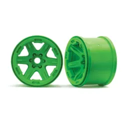 Wheels, 3.8' (green) (2) (17mm splined)