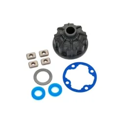 Carrier, differential (heavy duty)/ x-ring gaskets (2)/ ring gear gasket/ spacer