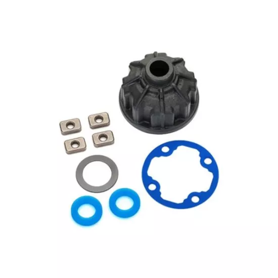 Carrier, differential (heavy duty)/ x-ring gaskets (2)/ ring gear gasket/ spacer
