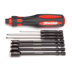 Traxxas Speed Bit Essentials Set, hex and nut driver, 7-piece, includes premium, TRX8712
