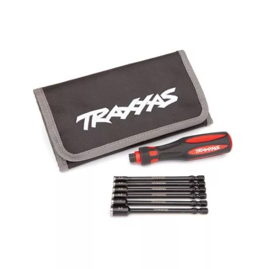 Traxxas Speed Bit Master Set, nut driver, 6-piece, includes premium handle (medi, TRX8719