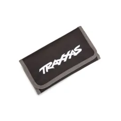 Tool pouch, black (custom embroidered with Traxxas logo)