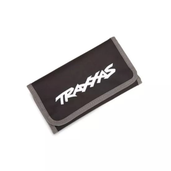 Tool pouch, black (custom embroidered with Traxxas logo)