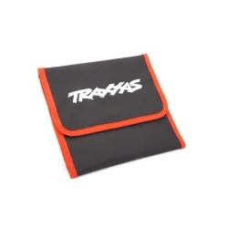 Tool pouch, red (custom embroidered with Traxxas logo)
