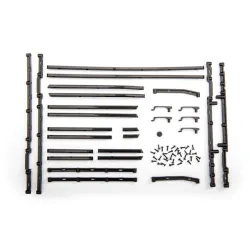 Side trim, left & right (black)/ side trim retainers (6)/ door handles, left, ri